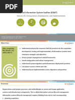 CISA - Domain 3 - IS Acquisition, Development and Implementation