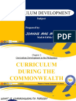 Chapter 2D-Curriculum During The Commonwealth-MONTANO, JOANNE MAE M.