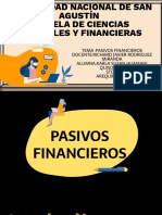 Pasivos Financieros