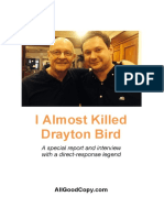 AGC I Almost Killed Drayton Bird