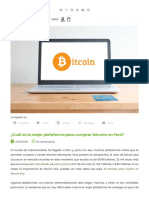 ¿Cuál Es La Mejor Plataforma para Comprar Bitcoins en Perú - Inversión Simple