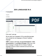 Adding New Language in A Folder: Greytrix