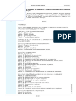 Ley 5.2021 Organización y Régimen Jurídico Del Sector Público Aragón