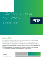 Cgma Competency Framework 2019 Edition Business Skills