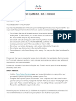 Pearson VUE - Cisco Systems, Inc. Policies