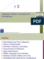 Database System Concepts and Architecture