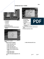 Retrieving Fault Codes Fault Code Display: A B CD E A C