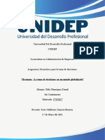 Resumen - La Toma de Decisiones en Un Mundo Globalizado