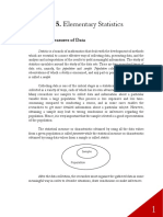 Chapter 5. Elementary Statistics: Statistical Measures of Data