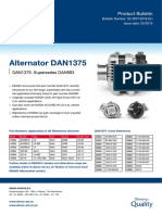 Alternator DAN1375: Product Bulletin