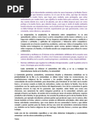 Convivencia en La Interrelación Armónica Entre Los Seres Humanos y La Madre Tierra