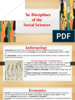 The Disciplines of The Social Sciences