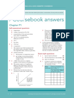 Coursebook Answers: Chapter P1