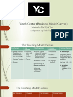 Youth Center (Business Model Canvas)