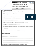 Grade 4 L-1 2021-22 Unsolved Worksheet