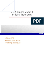 Lecture - 6 DES - Cipher Modes - Padding Techniques