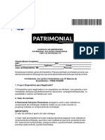 Contrato Patrimonial Soluções Financeiras