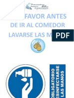 Aviso Lavado de Manos