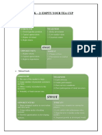 Task - 2: Empty Your Tea Cup: Swot Analysis