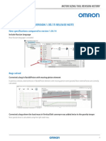 MOTOR SIZING TOOL VERSION 1.5.15 Version History