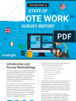 2020 Covid 19 State of Remote Work Survey Report