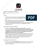 India's Demographic Dividend: Context