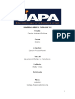 Tarea #6 Derecho Procesal Penal I