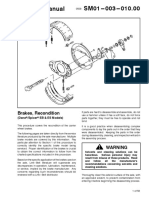 Service Manual SM01 - 003 - 010.00: Brakes, Recondition