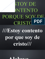 Estoy Contento Porque Soy de Cristo