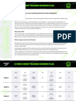 8 Week Cross Training Running Plans Sheets