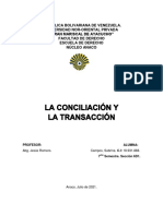 Conciliacion y Transaccion