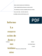 Testimonio Histórico y Bíblico