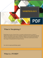 ROOM 4 - Morphology