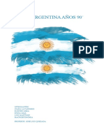 Crisis Argentina Años 90 Macroeconomia