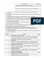 System Programming and Compiler Construction