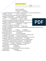 Summative Test in SCIENCE V Name: - Date: - Grade and Section: - Score