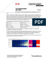 Determination of Lightfastness (According To Iso 12040) 2.3.2.1