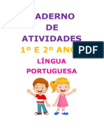 Caderno de Atividades 1º e 2º Anos de Língua Portuguesa