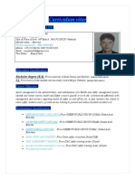 Curriculum Vitae: Personal Informatin