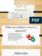 Types of Materials