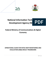 NITDA SRAP MandE Framework and Operational Guide - 17062021