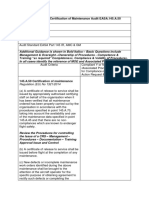 EASA Part 145 Certification of Maintenance Audit EASA.145.a.50 R0