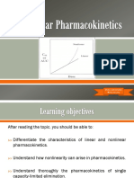 Non Linear Pharmacokinetics