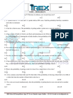 Mathematics Ntse DPP: Topic - Probability