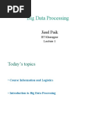 Big Data Processing: Jiaul Paik