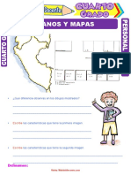 Planos y Mapas para Cuarto Grado de Primaria