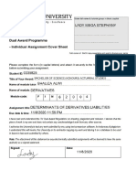 Derivatives Assignment (Completed)