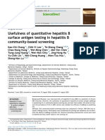 Usefulness of Quantitative Hepatitis B Surface Antigen Testing in Hepatitis B Community-Based Screening