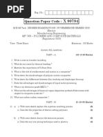 Question Paper Code:: Reg. No.