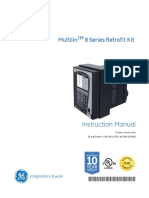 Multilin 8 Series Retrofit Kit: Instruction Manual